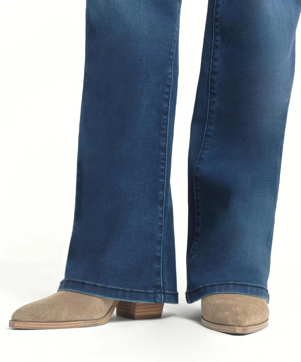 1822 Denim Holly Better Butter High-Rise Slim Boot Jeans for Women in Black - Ultra-Comfy Stretch with Sculpting Fit