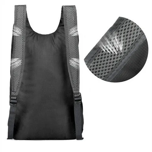 20L Grey Waterproof Lightweight Backpack | Portable Foldable | Travel Outdoor