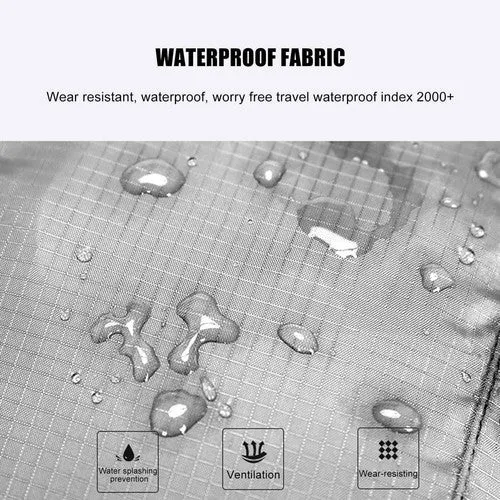 20L Grey Waterproof Lightweight Backpack | Portable Foldable | Travel Outdoor