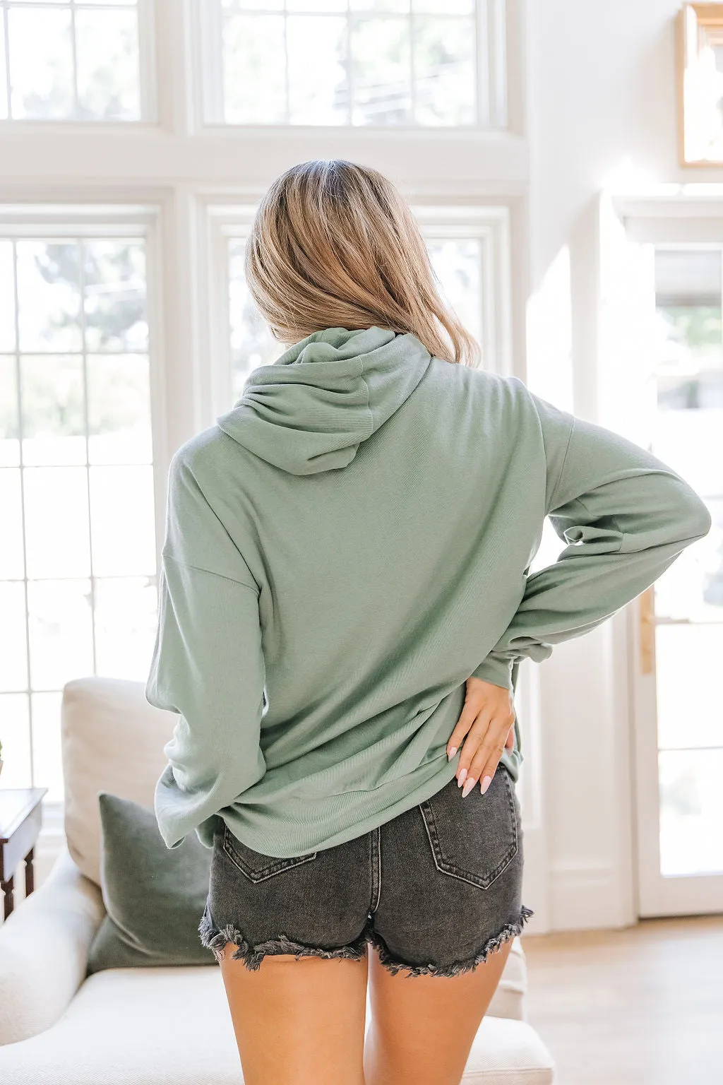 Ampersand Avenue University Hoodie - Classic Sage