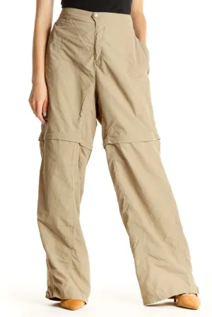 Beige Classic Cargos Pants