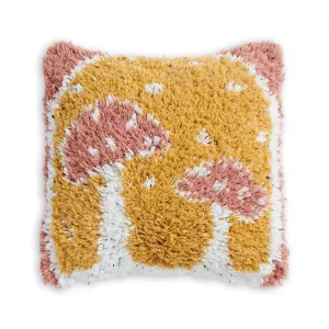 Bernat Craft Mushroom Latch Pillow