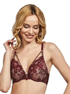 Burgundy Selena Soft Brasserie