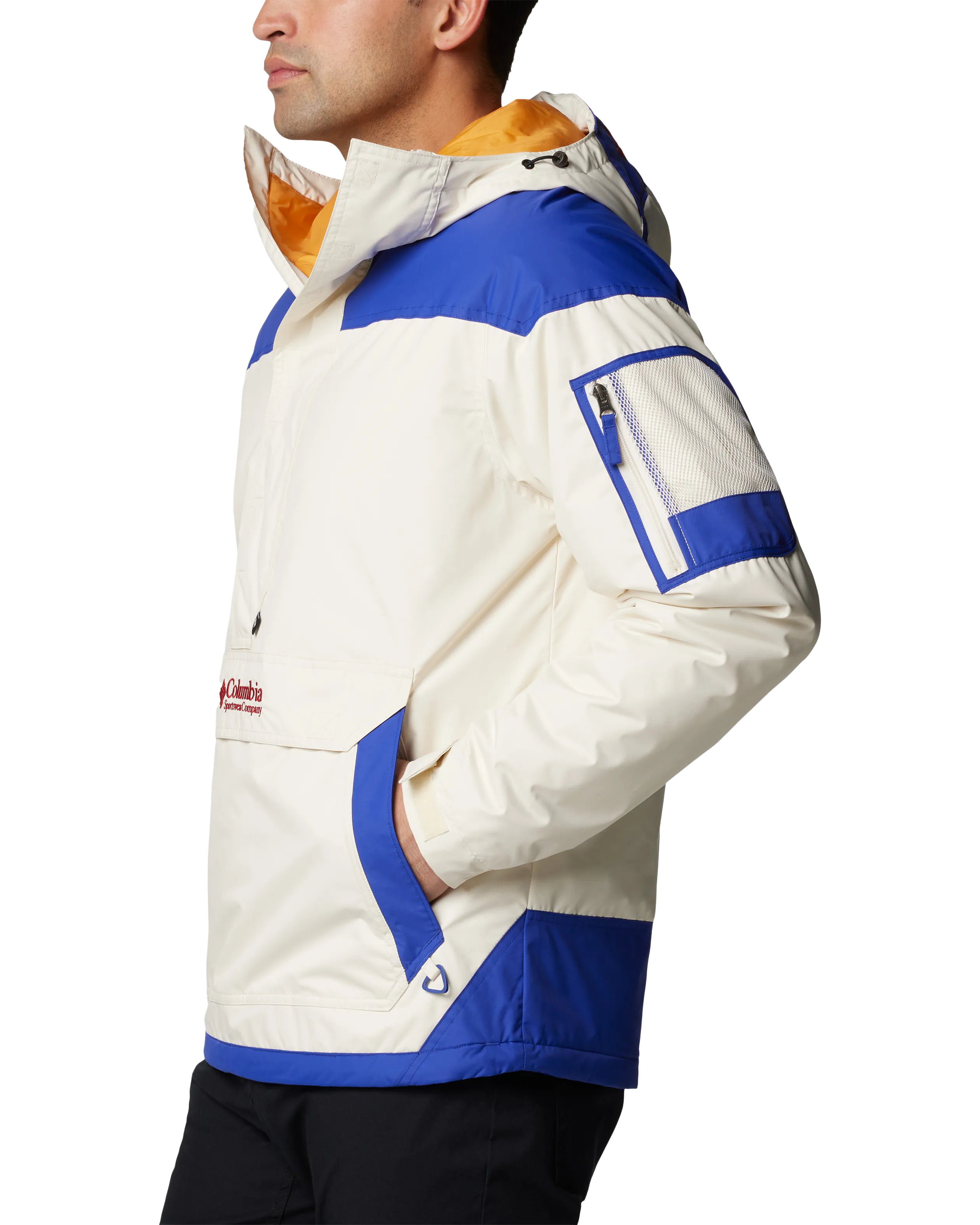 Challenger II Insulated Jacket in Chalk & Clematis Blue
