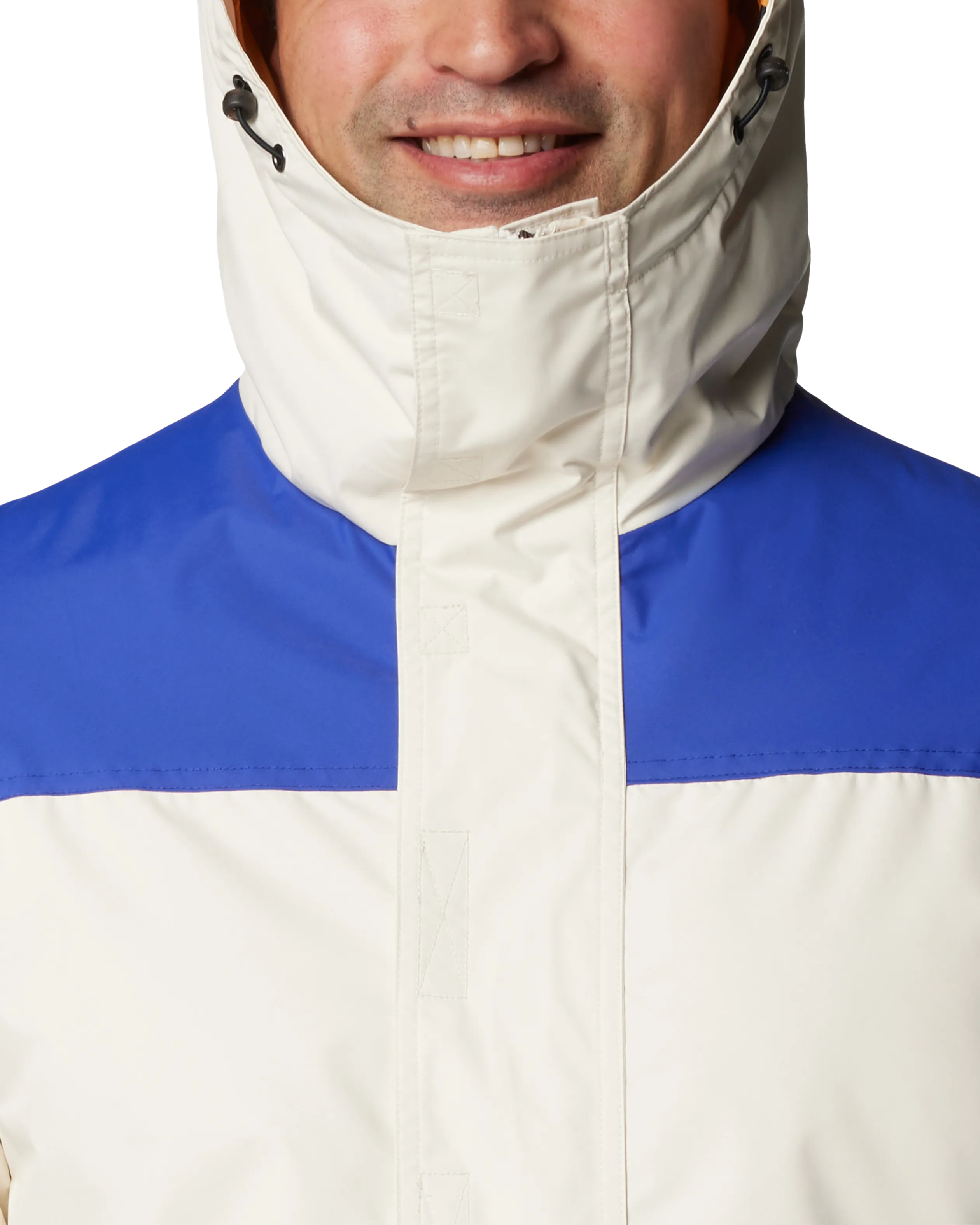 Challenger II Insulated Jacket in Chalk & Clematis Blue