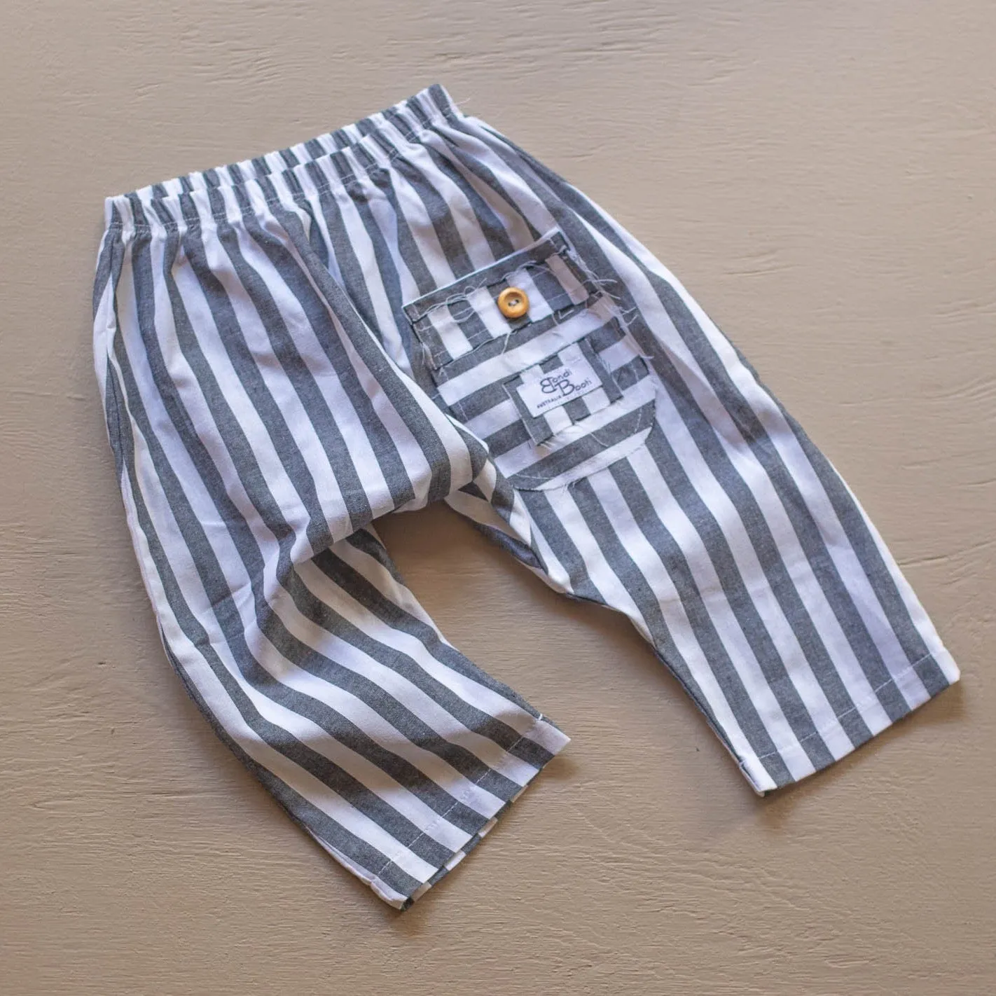 Classic Straight Leg Pants - Thick Stripe