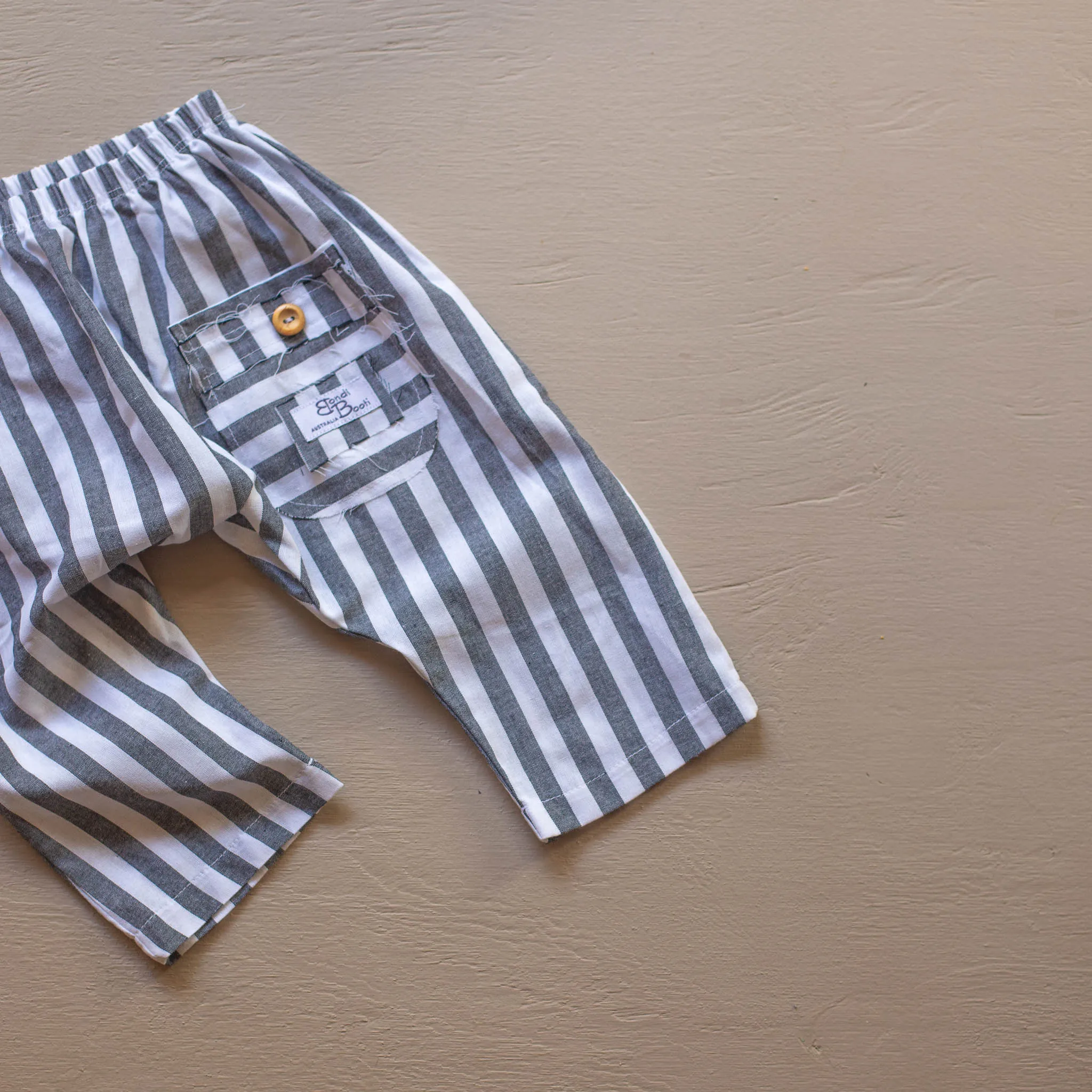 Classic Straight Leg Pants - Thick Stripe