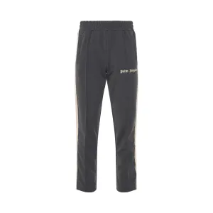 Classic Track Pants in Dark Grey/Off White