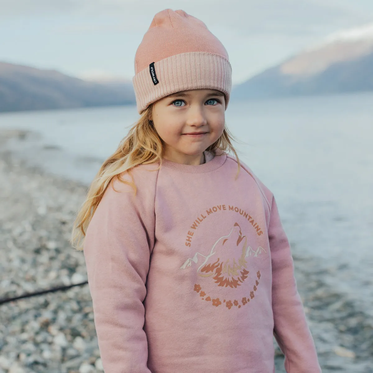 Crywolf Sunday Sweater - Dusty Pink