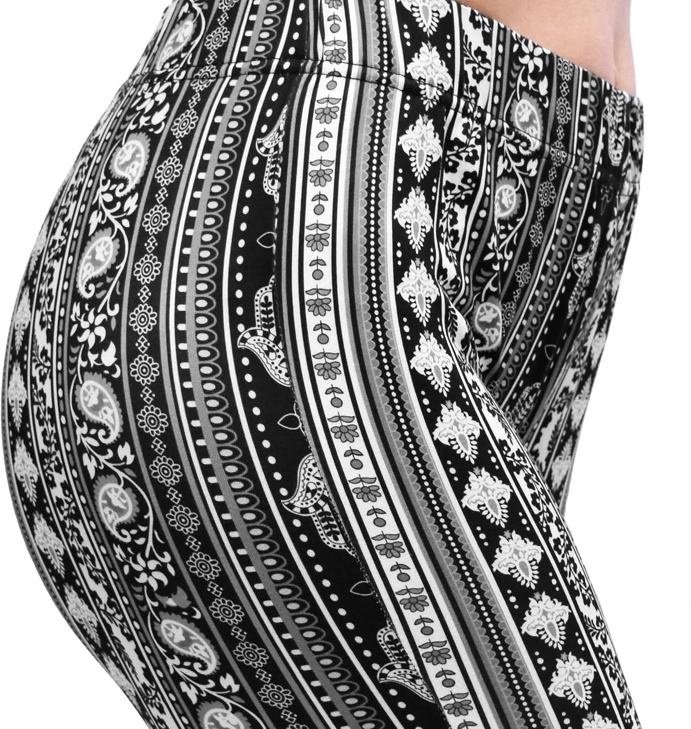 Daisy Del Sol High Waist Comfy Stretch Boho 70s Bell Bottom Fit to Flare Lounge Yoga Pants