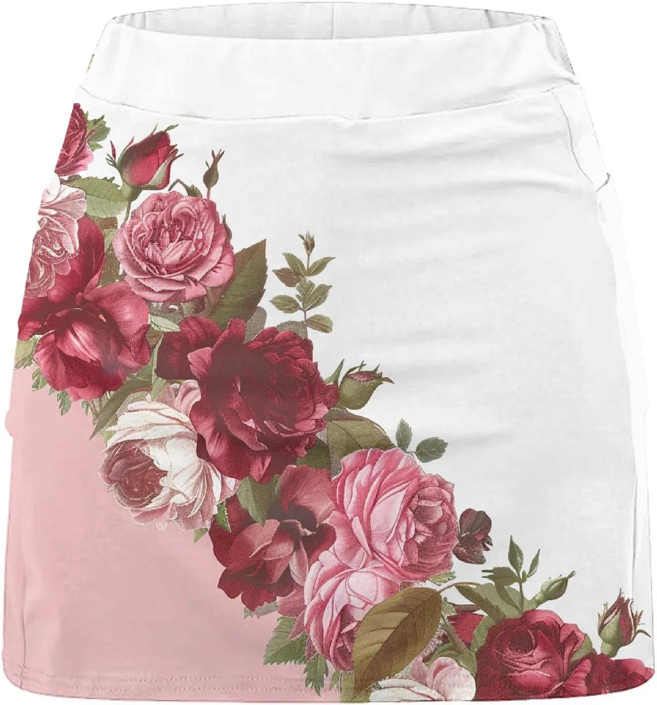 DDAPJ pyju Womens Summer Tennis Skirts with Shorts 2025 Fashion Floral Print High Waist Athletic Skort Beach Vacation Outfits