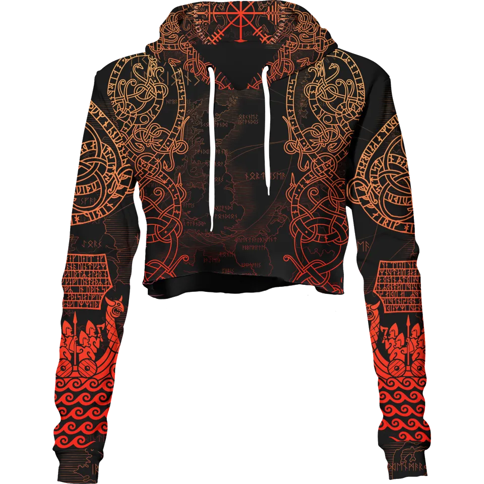 Drakkar Crop Hoodie