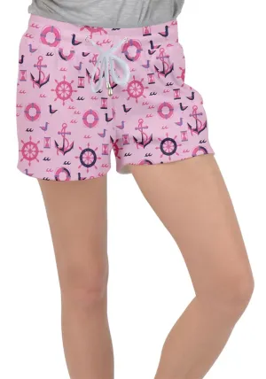 dropship pattern 2 c  Women's Velour Lounge Shorts