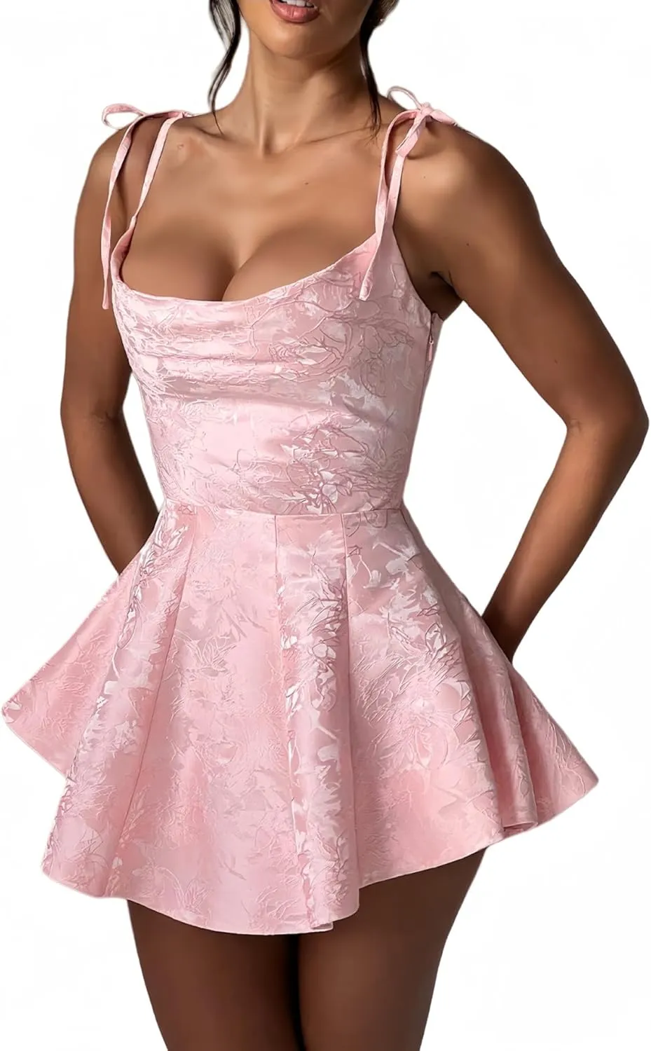 Embroidery Satin Short Homecoming Dress for Teens Spaghett Straps Prom Dress A Line Mini Party Cocktial Gowns