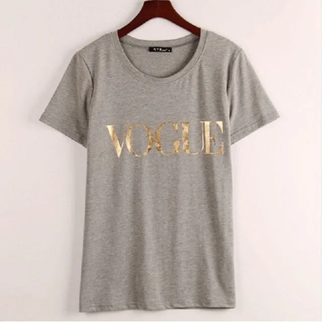Fashion Brand T-Shirts Print Women T Shirts O-Neck Short