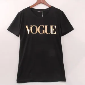 Fashion Brand T-Shirts Print Women T Shirts O-Neck Short