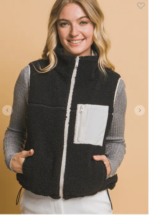 Fitz Reversible Fleece Vest