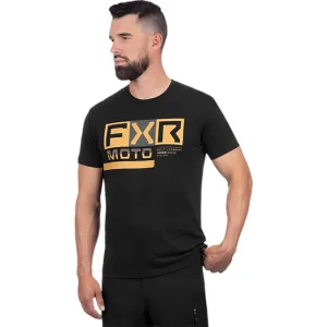 FXR Moto Premium T-Shirt Black/Gold