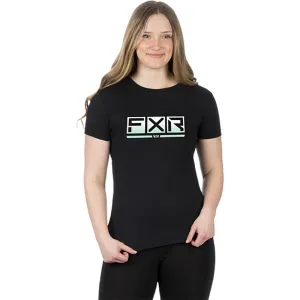 FXR Podium Premium T-Shirt Black/Light Sage