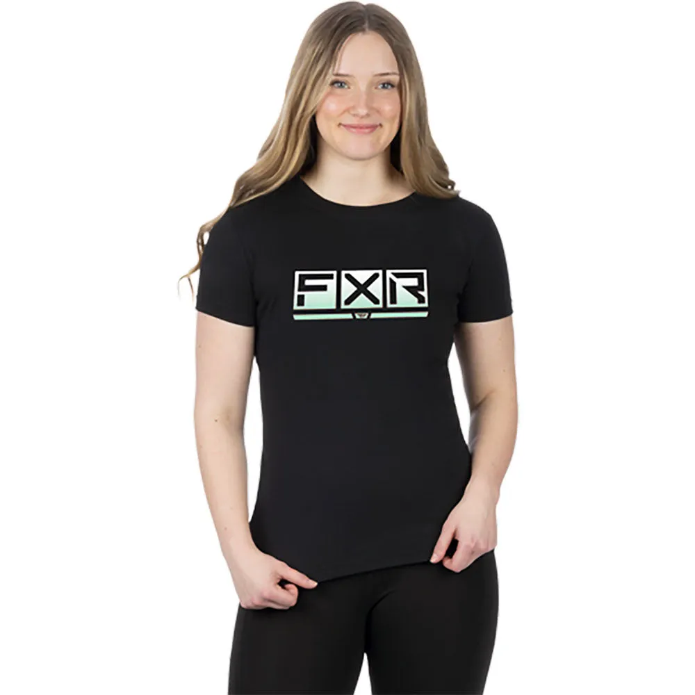 FXR Podium Premium T-Shirt Black/Light Sage