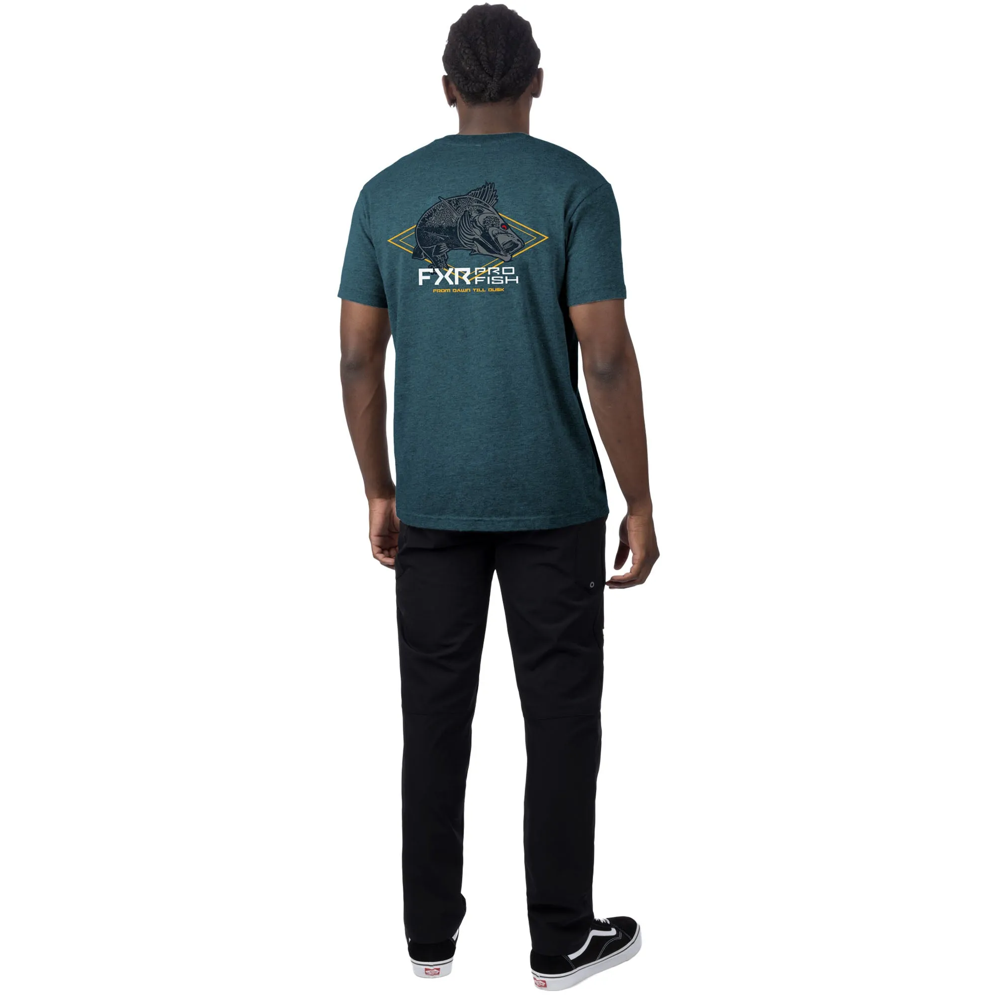 FXR Trophy Premium T-Shirt Dark Steel/Grey Blue