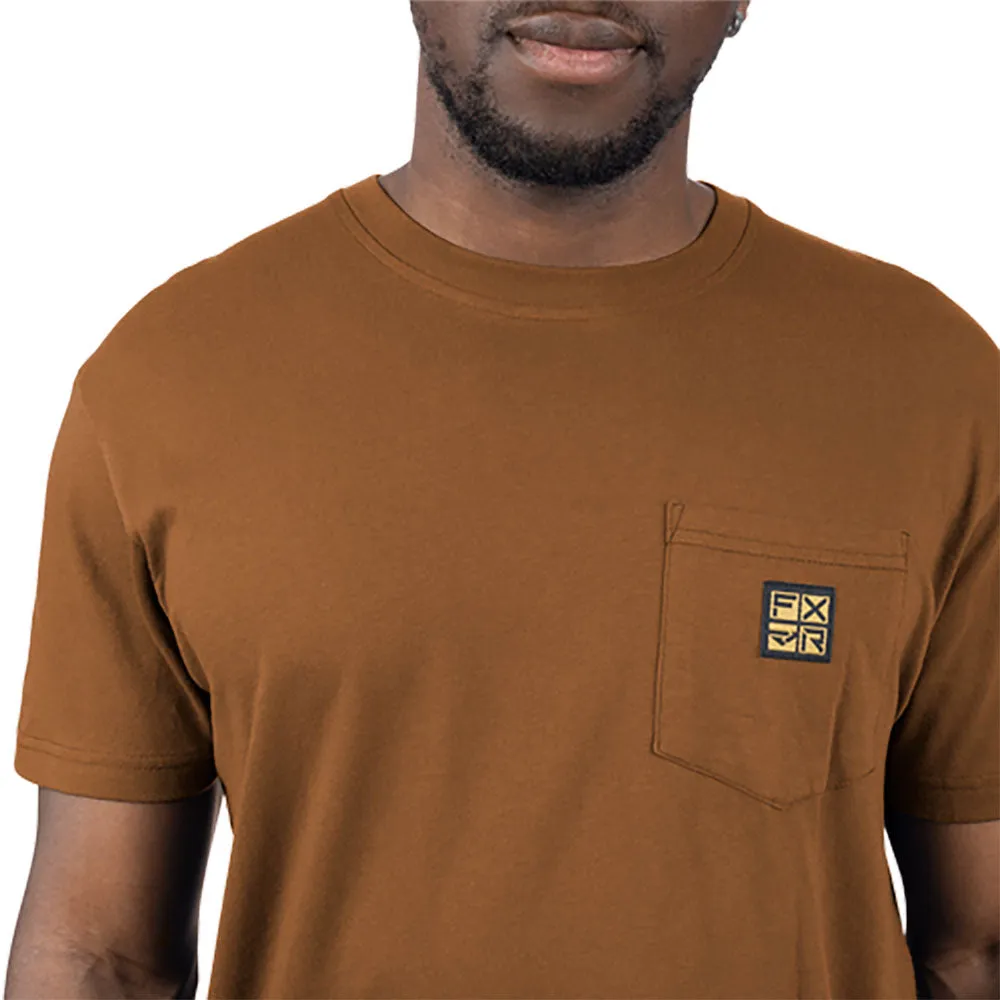 FXR Work Pocket Premium T-Shirt Copper Brown