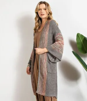 Heather Ash Long Boho Sweater