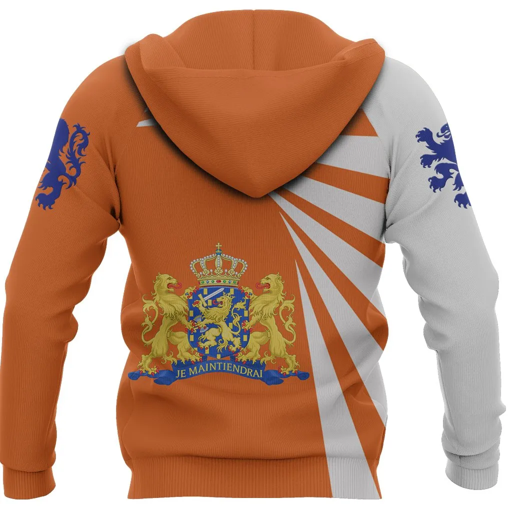 Het Nederlands Elftal Hoodie Lion - Tornado Style Th5