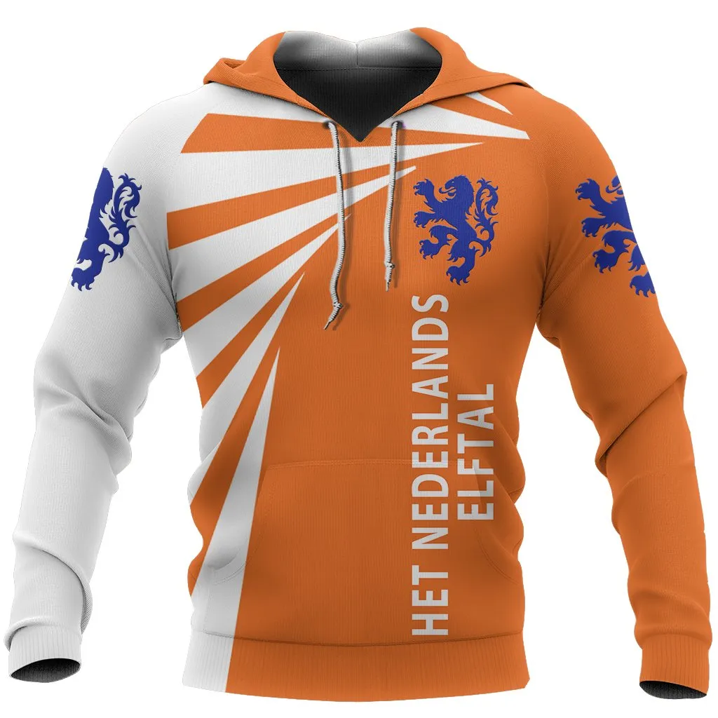 Het Nederlands Elftal Hoodie Lion - Tornado Style Th5