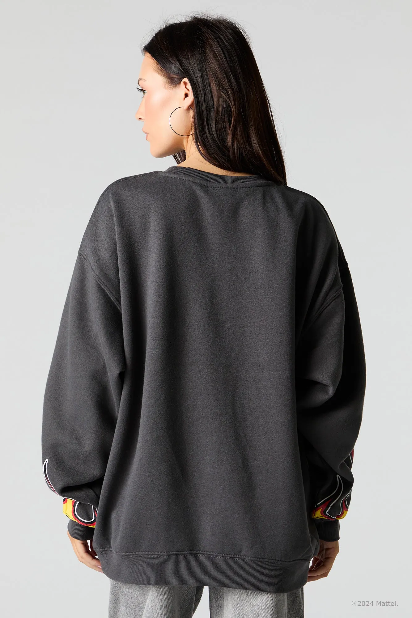 Hot Wheels™ Graphic Oversized Fleece Sweatshirt