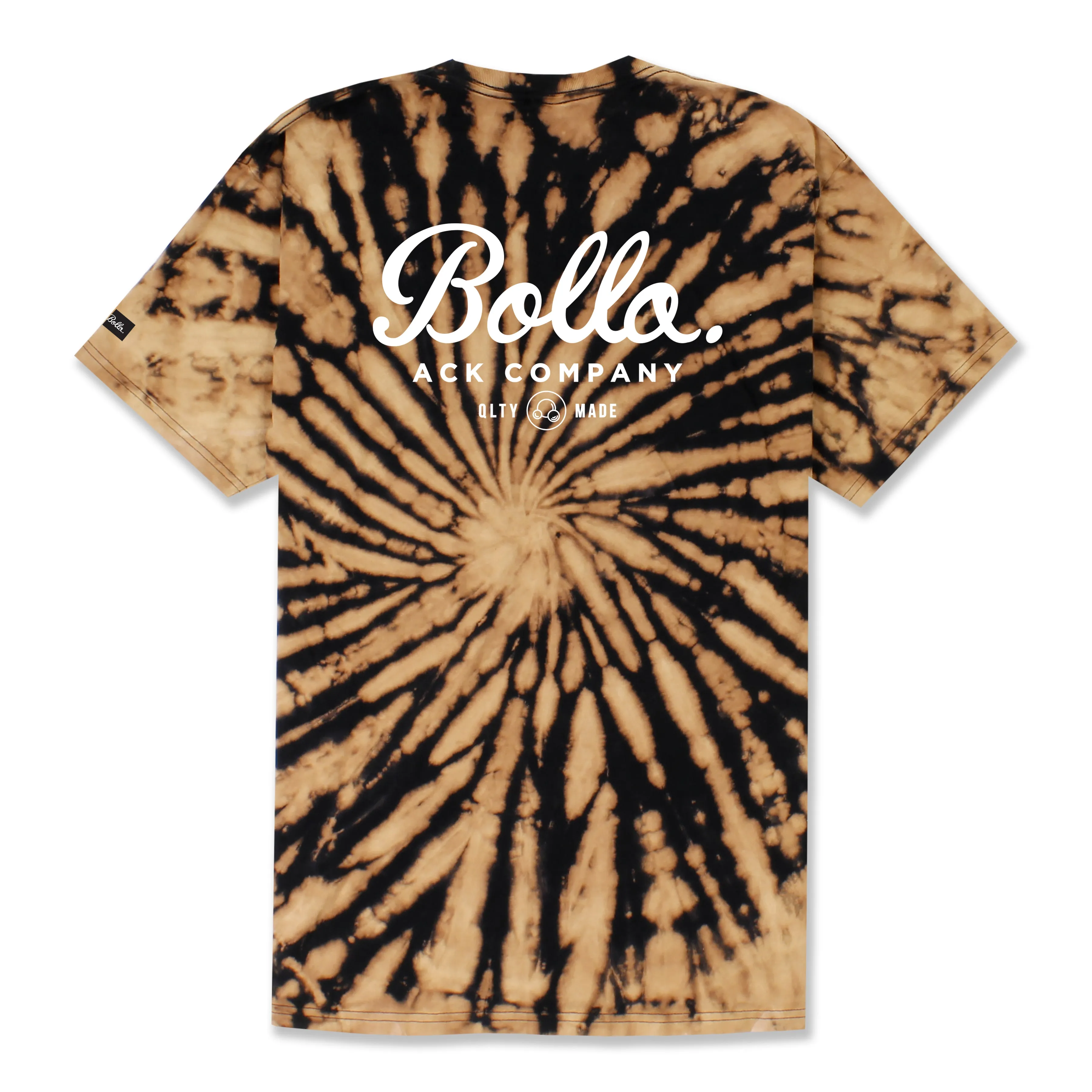 INSIGNIA BLEACHED T-SHIRT - BLACK TIE DYE