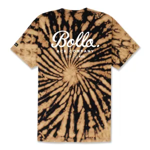 INSIGNIA BLEACHED T-SHIRT - BLACK TIE DYE