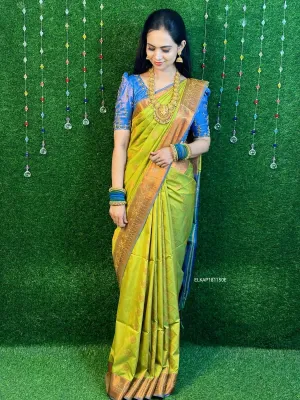 Kanchi semi soft silk saree - prebook