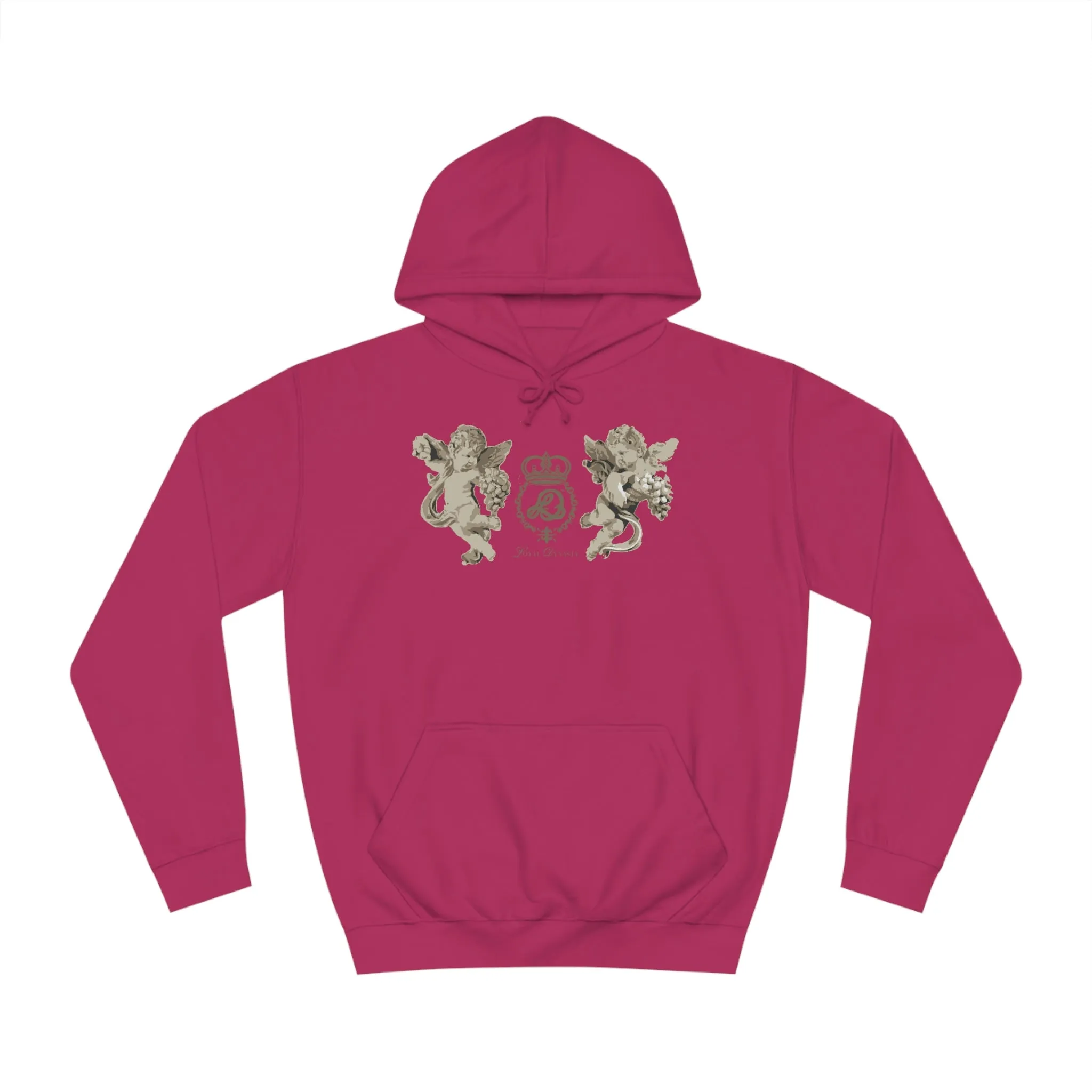 LD Guardian Angels & Crown Holder Unisex College Hoodie