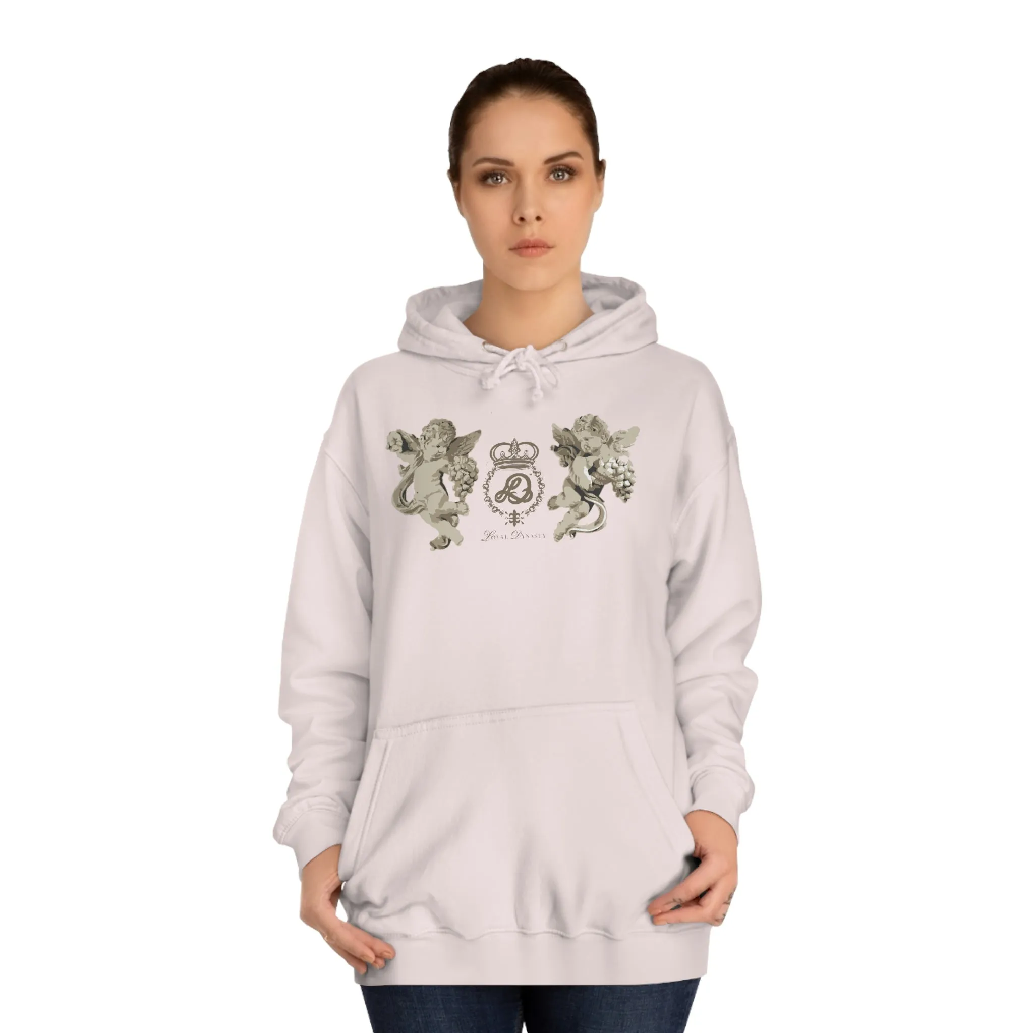 LD Guardian Angels & Crown Holder Unisex College Hoodie