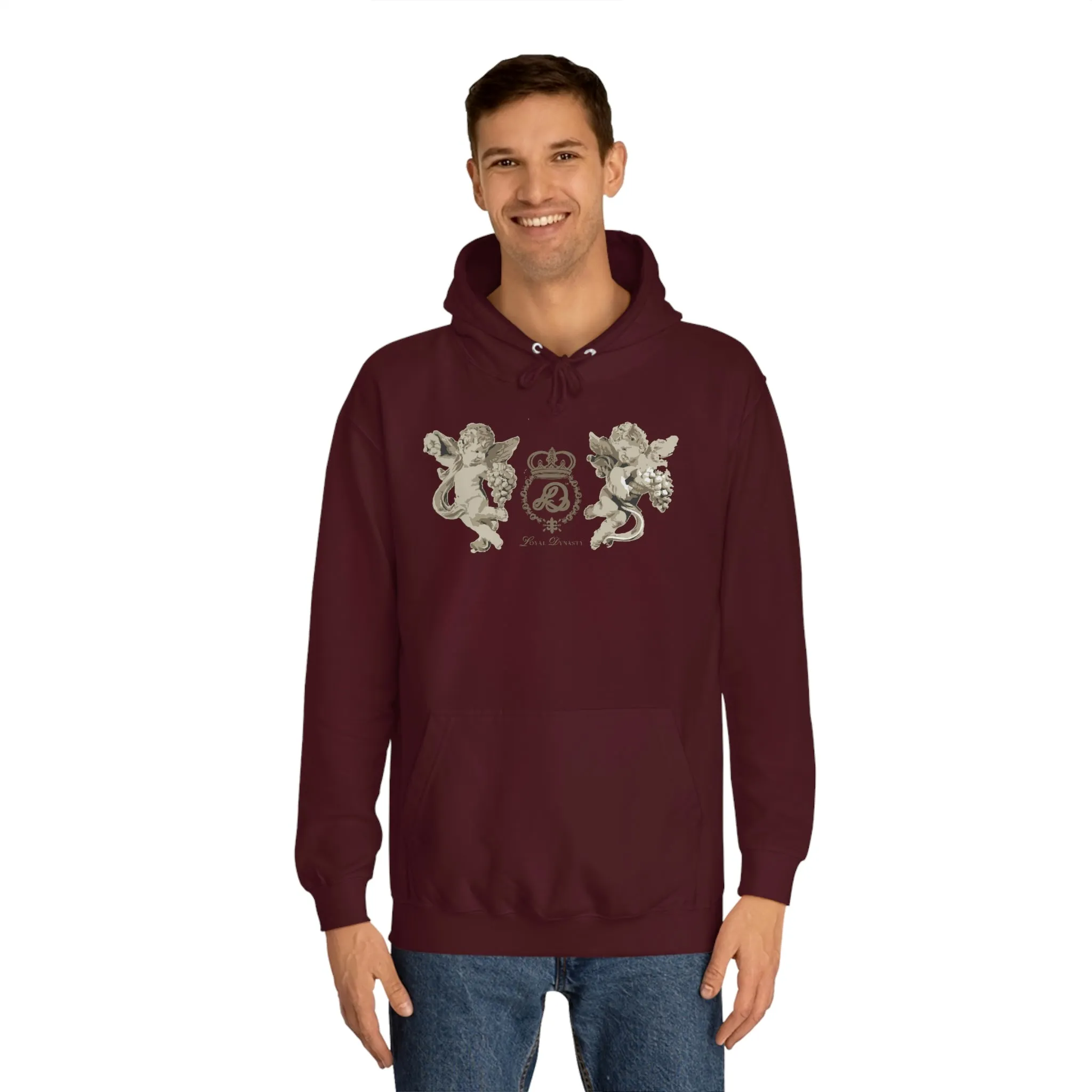 LD Guardian Angels & Crown Holder Unisex College Hoodie