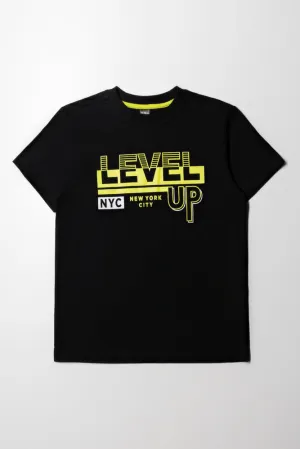 Level Up Short Sleeve T-Shirt Black