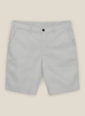 Light Gray Stretch Chino Shorts