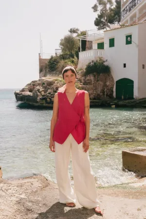 Lydia Classic Linen Pants