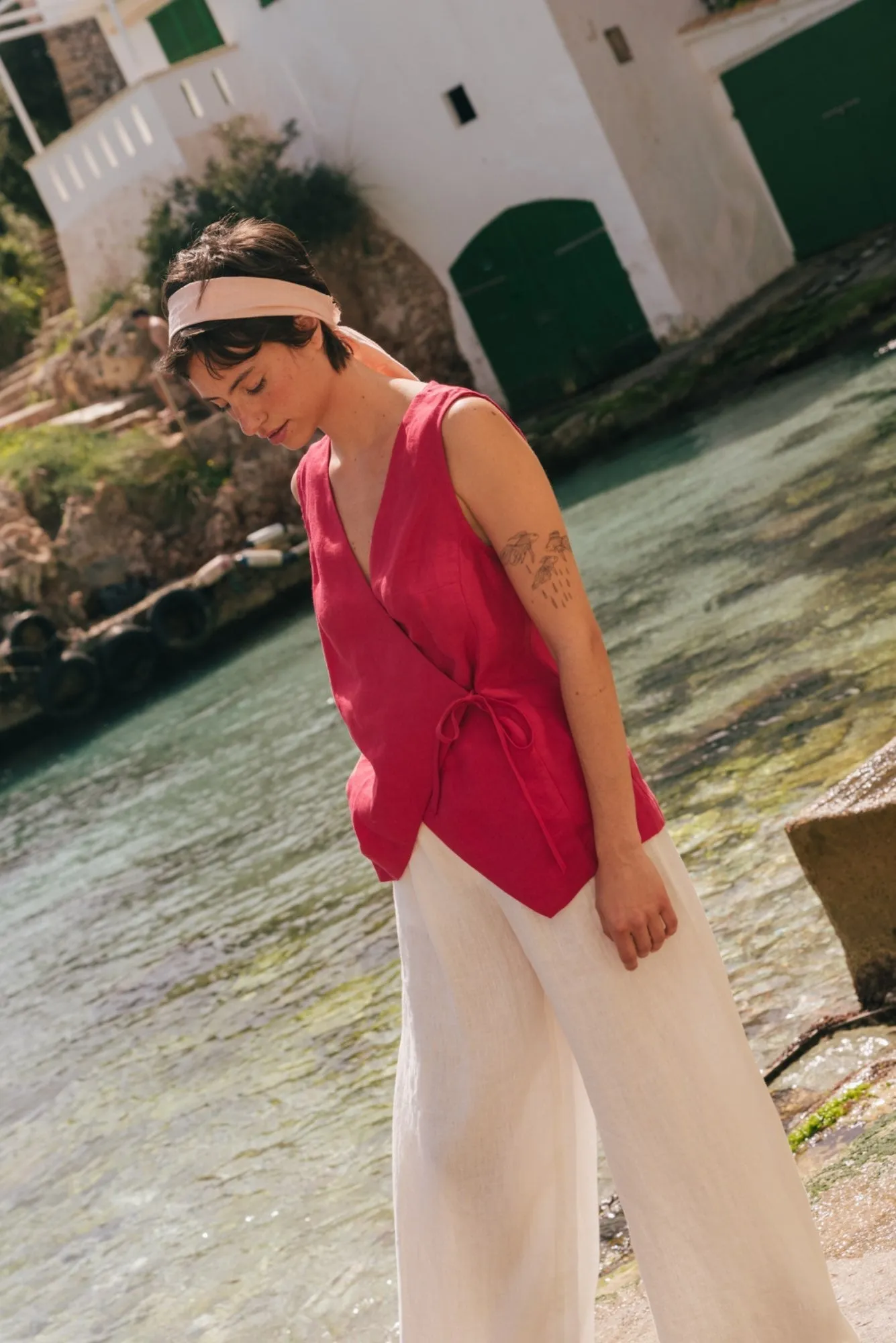 Lydia Classic Linen Pants