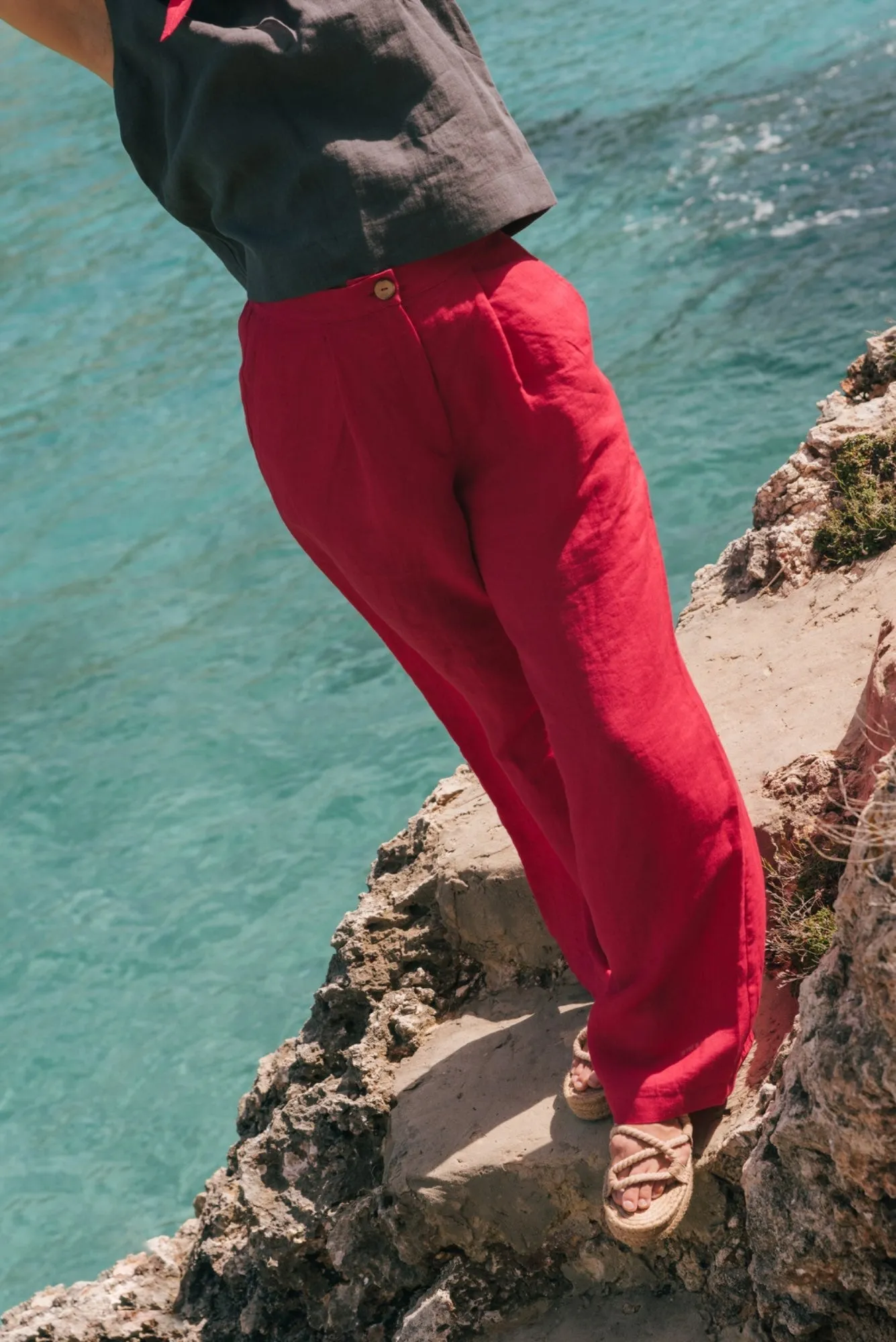 Lydia Classic Linen Pants