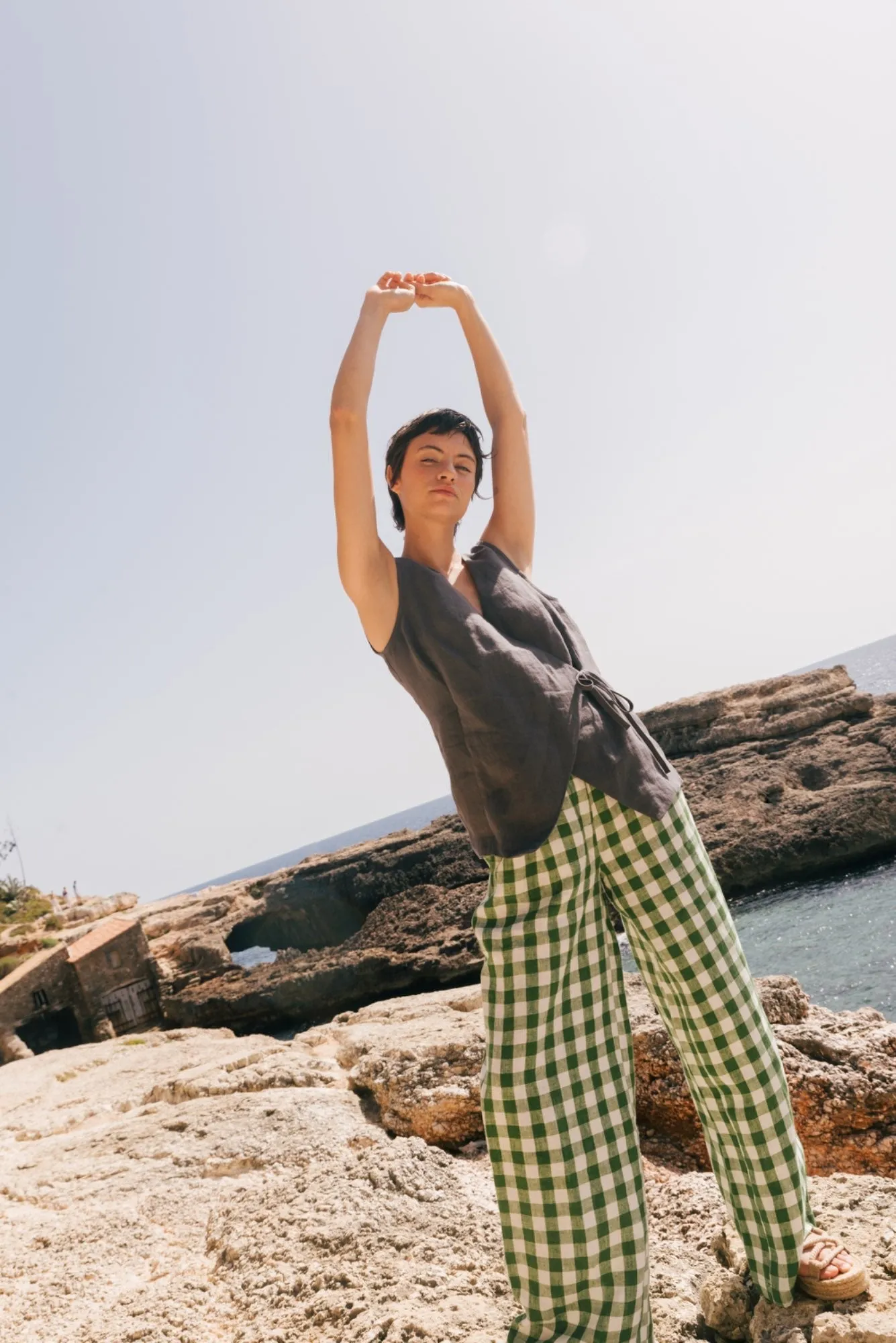 Lydia Classic Linen Pants