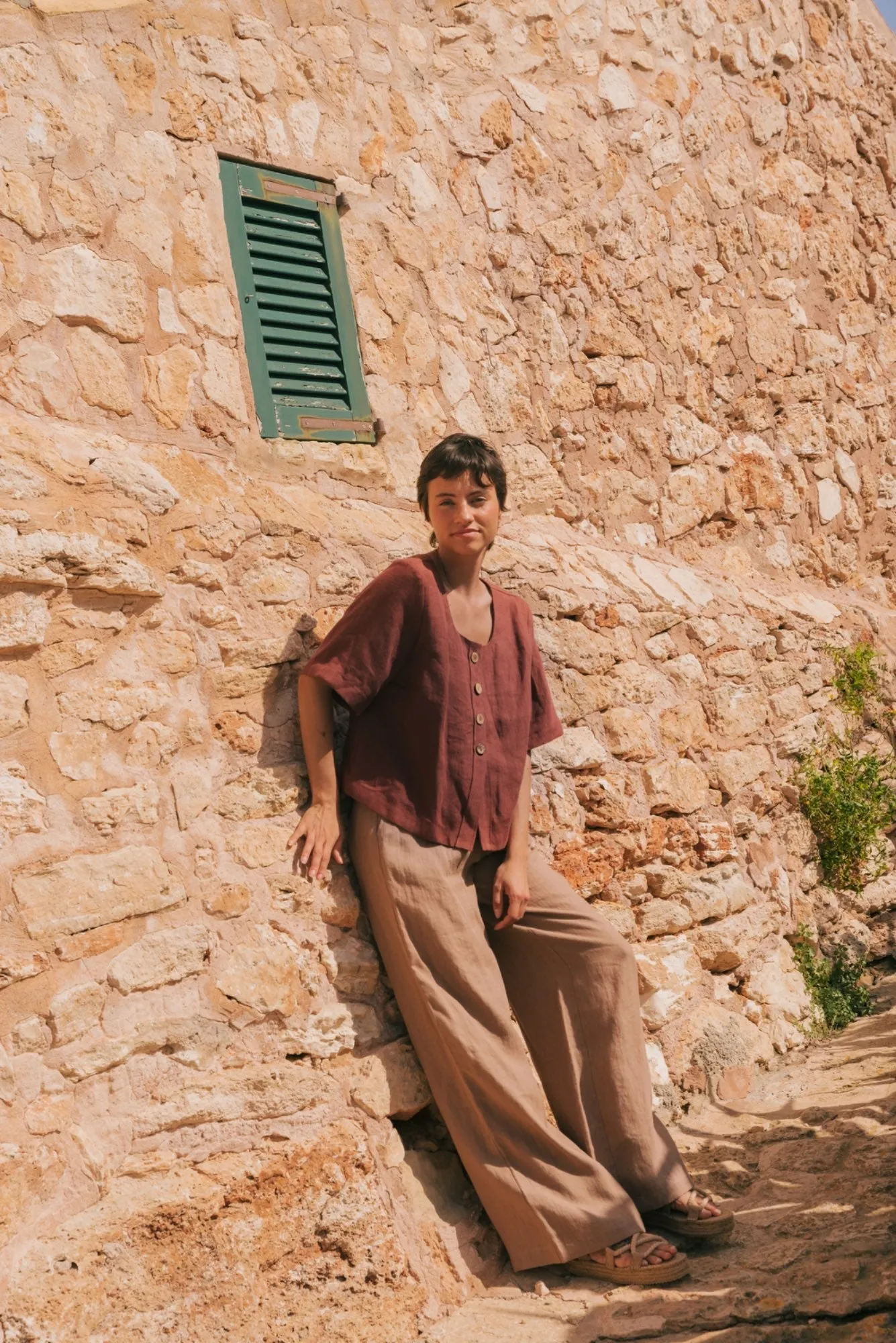 Lydia Classic Linen Pants
