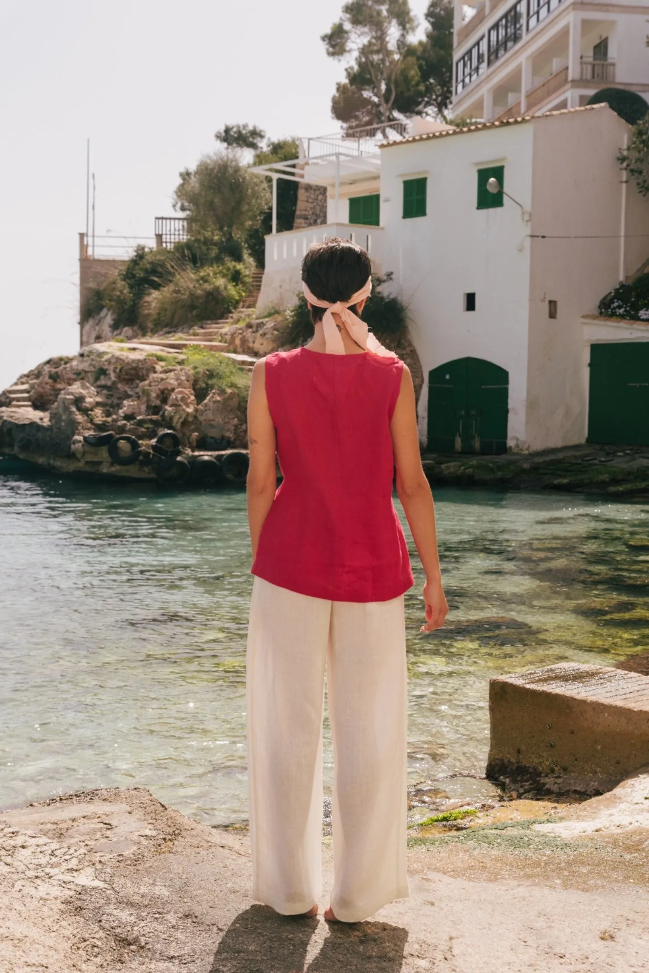 Lydia Classic Linen Pants