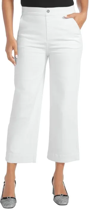 Masseys Cropped Wide-Leg Pant