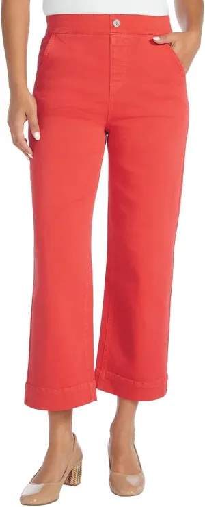 Masseys Cropped Wide-Leg Pant