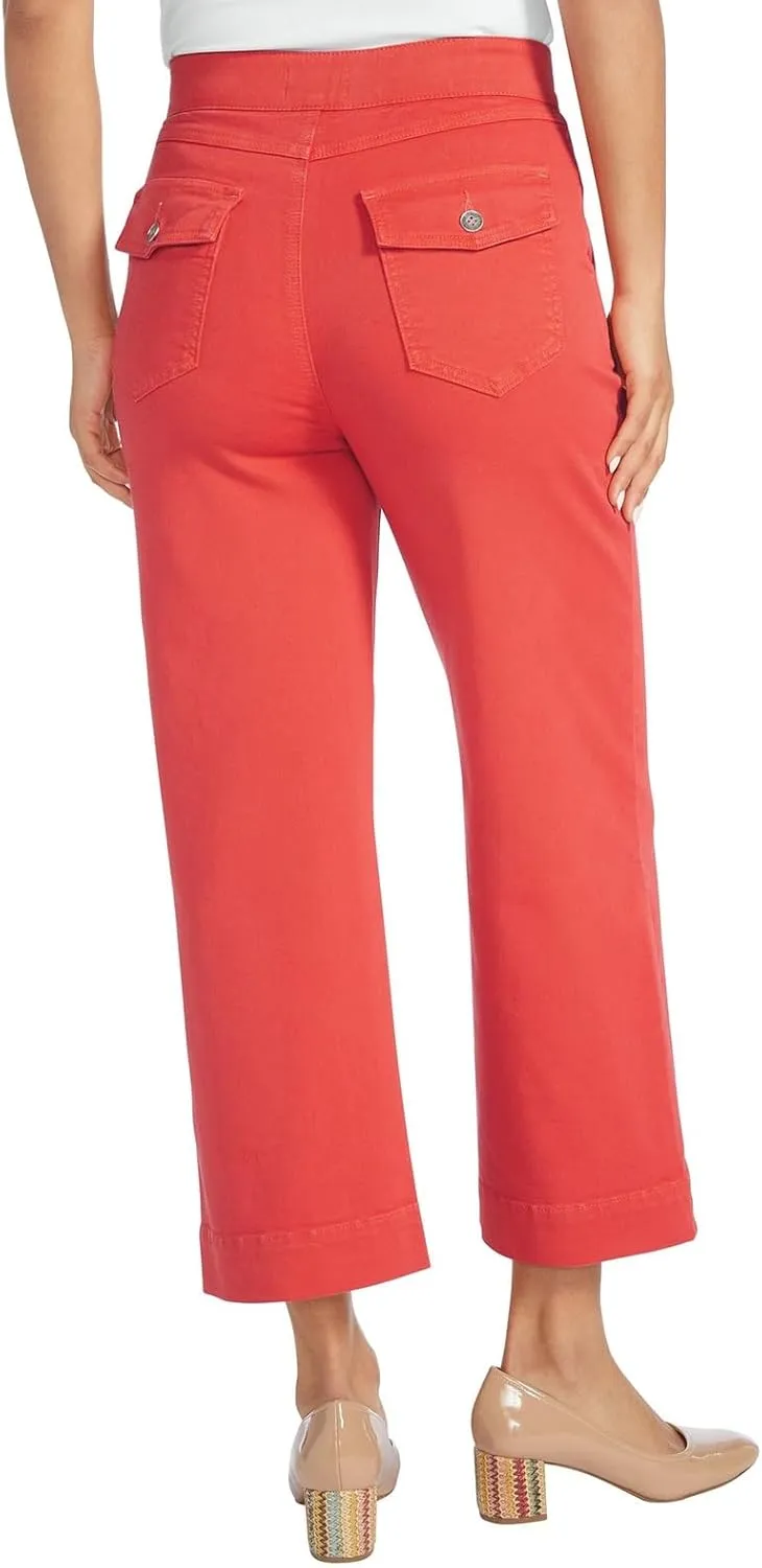 Masseys Cropped Wide-Leg Pant