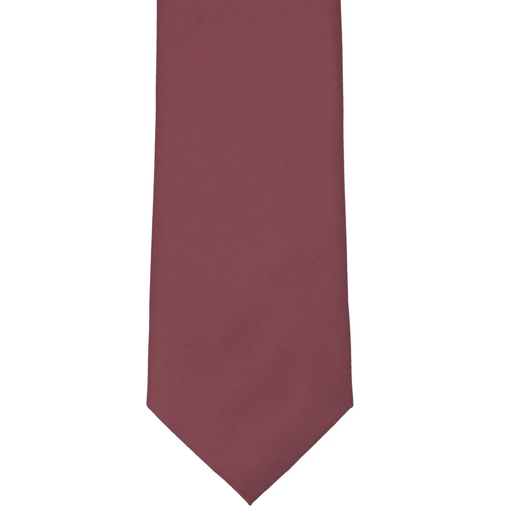 Merlot Solid Color Necktie
