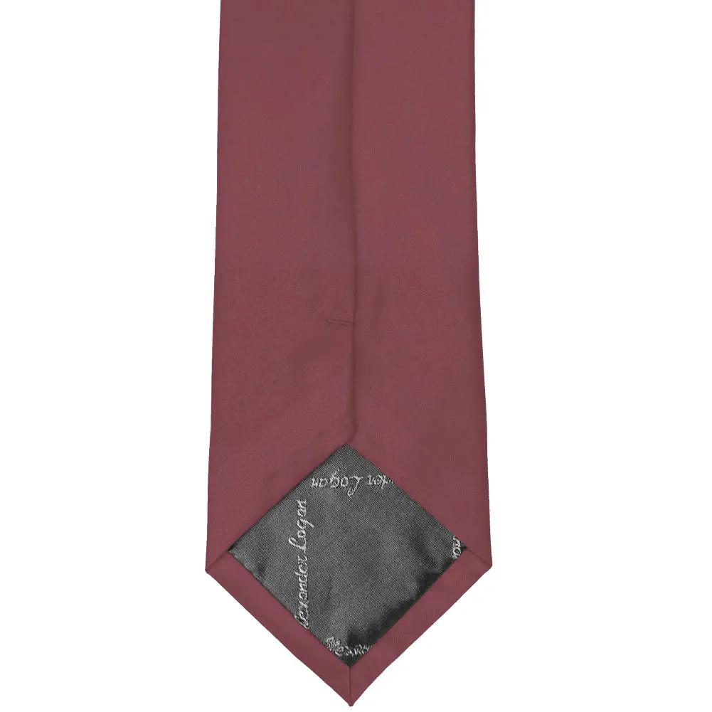 Merlot Solid Color Necktie