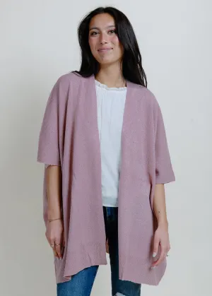 Molina Open Cardigan - Dusty Pink